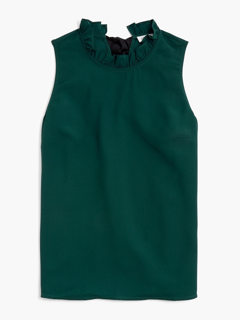 JCREW Ruffleneck bow-back top